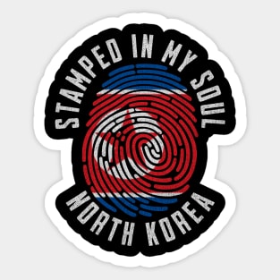 Stamped in My Soul North Korea Flag Korean Pride Sticker